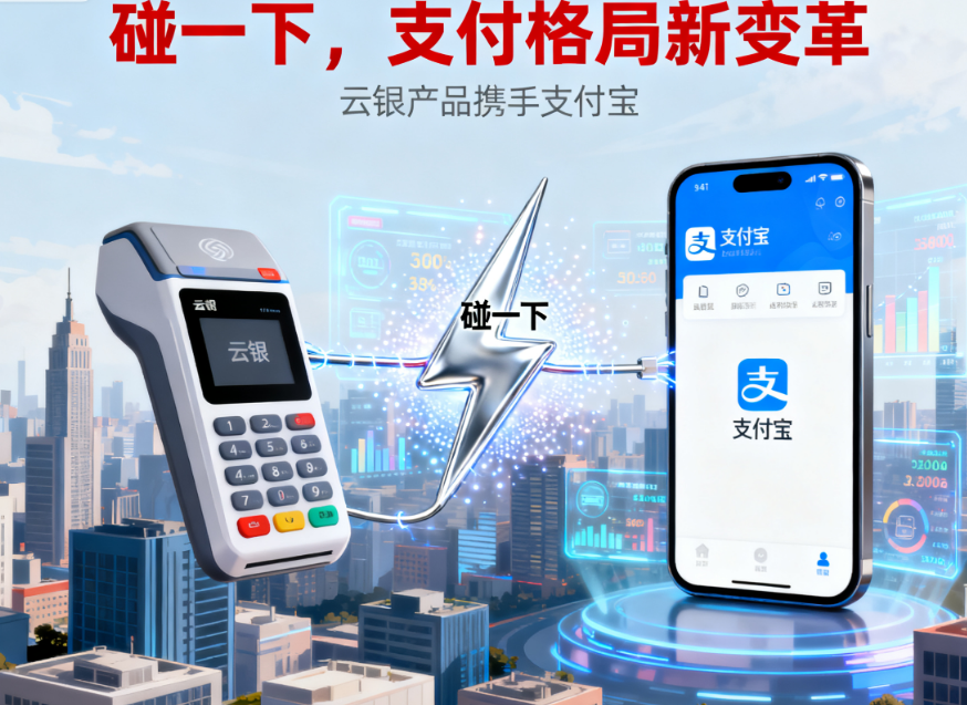 云银产品携手支付宝“碰一下”，正重塑支付行业竞争格局！